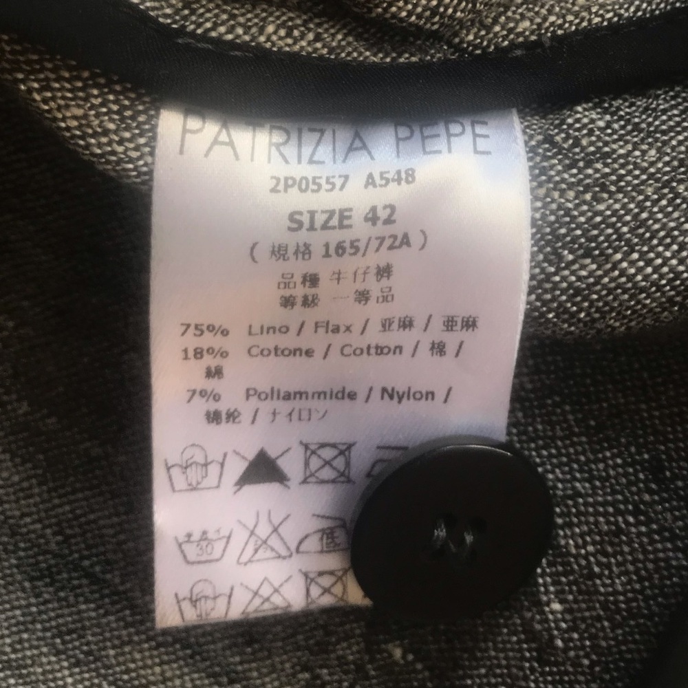 PATRIZIA PEPE Linen Blend Harem Pants - Picture 11 of 11